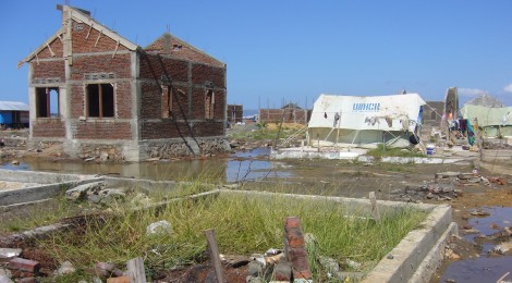 Banda Aceh, Indonesia, 9 months after the Indian Ocean Tsunami.  Source: Victoria Maynard