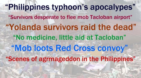 Typhoon in the Philippines: reading between the lines of sensationalist journalism
